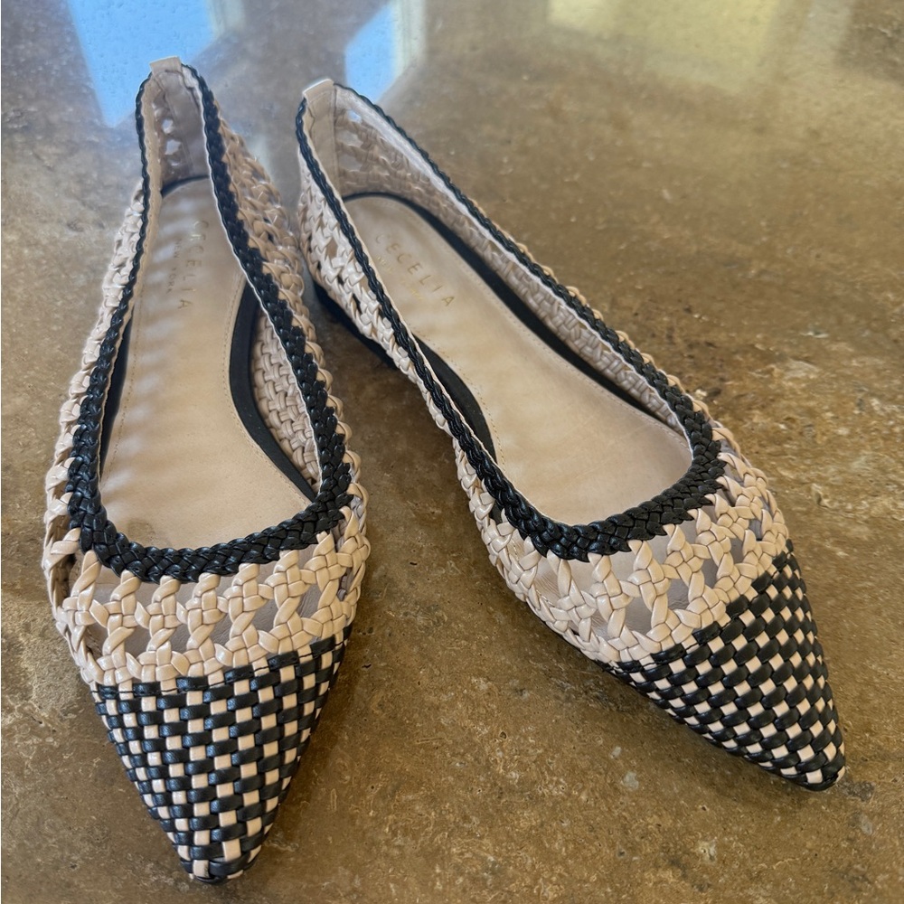 Woven Two Tone flats